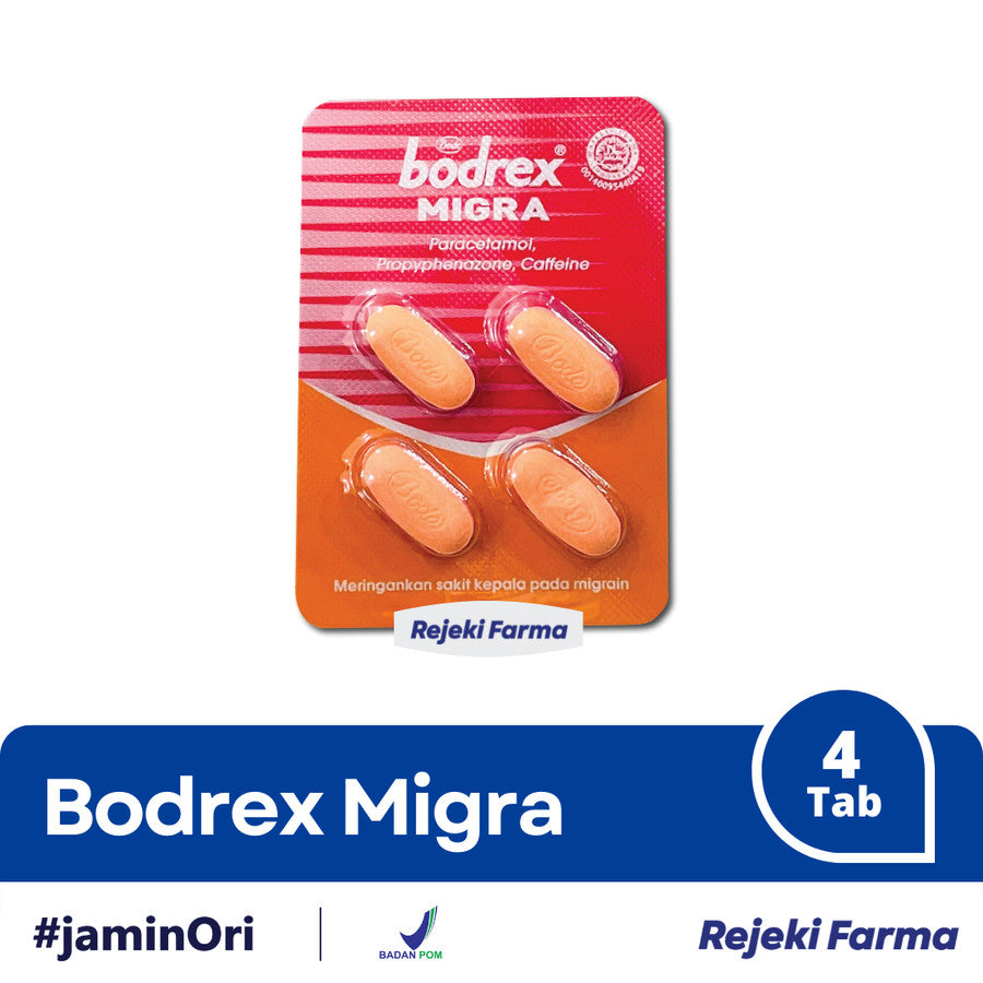 Bodrex Migra - 1 Strip isi 4 Tablet