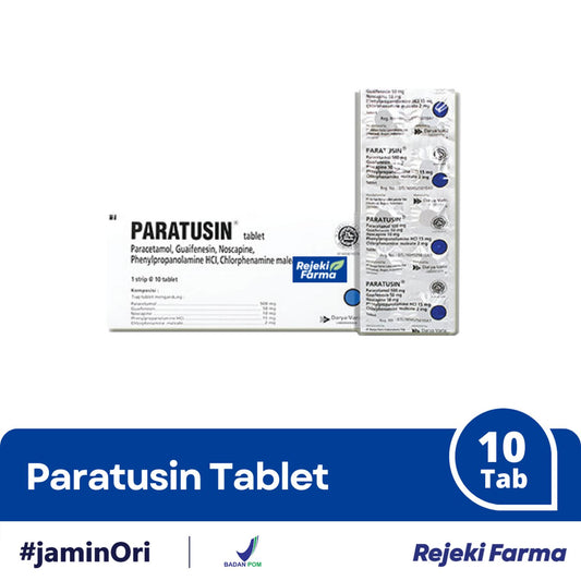 Paratusin Tablet - 1 Strip isi 10 Tablet